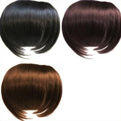 China Black and Brown Tangle Free 100%  Remy Virgin Hair Fringe Wig for sale