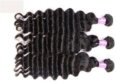 China Grade 8A Double Drawn Hair Extensions Peruvian Human Hair Sew In Weave for sale