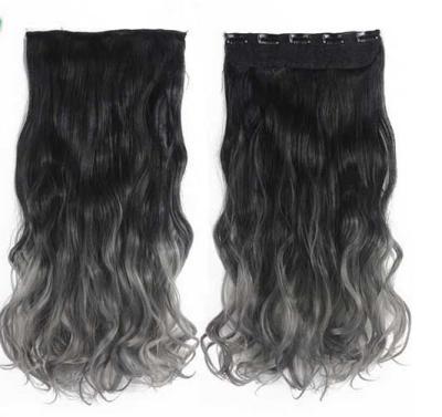 China Extensiones sintéticas del pelo de Ombre, extensiones de una pieza sintéticas del pelo en venta