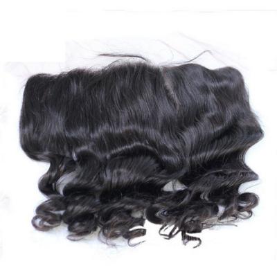 China Human Hair Lace Frontal Closure Brazilian Weaves Full Ends For Black Women for sale