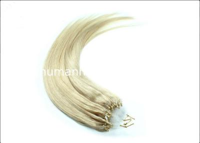 Cina 613 Color Micro Ring Human Hair Extensions Straight / Body Wave Human Hair Extension in vendita