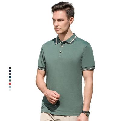 China High Quality Cheap Short Sleeve Polo Shirt Sports Golf Clothing Anti-wrinkle Sleeve Polo Shirt For Man for sale