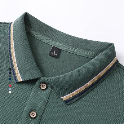 China Anti-Wrinkle OED/OEM Shirts For Men Polo T-shirt Polyester Spandex Polo Shirts Golf High Quality Polo Shirts For Men for sale