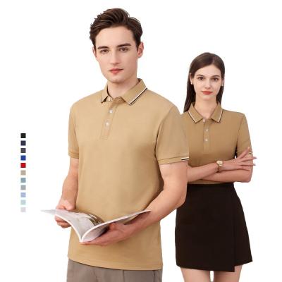 China 2023 New Arrival Men's Polo Shirts Plain Colors Summer Breathable Anti-Wrinkle Polo T-Shirt For Men Plus Size Men's Polo Shirts for sale