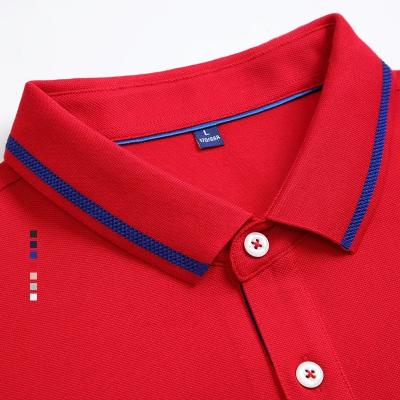 China Plain Casual Polo Shirts Pattern Custom Logo ODM/OEM Polo Shirts High Quality Anti-wrinkle Plain Casual Polo Shirts For Men for sale