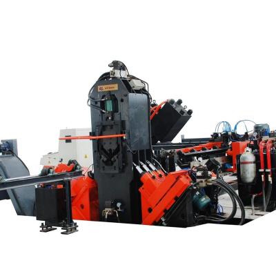 China Steel drilling and spotting line machine angle lathe CNC angle model JNC2532 used in angle lathe power transmission line for sale