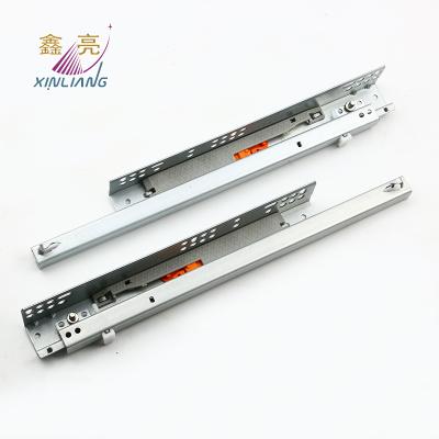 China Modern Soft Closing Drawer Slide Rail Undermount Drawer Slide Rail Full Extension Drawer Slide for sale