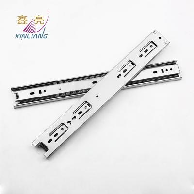 China Full Ball Bearing Extesnion Drawer Channel Drawer Slide Modern Telescopic Drawer Slide 45mm Ball Bearing for sale