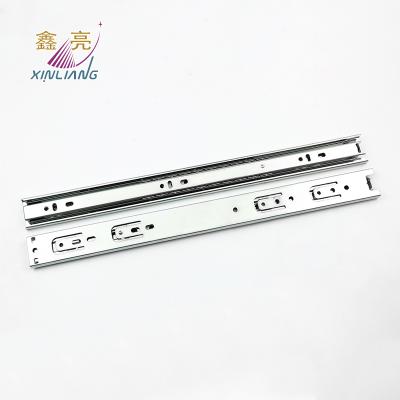 China 3 Fold Drawer Slide 35mm Full Extension Ball Bearing Modern Drawer Slide for sale