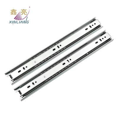 China Modern Hot Sales Full Extension 42mm Ball Bearing Drawer Furniture Hardware Telescopic Drawer Slide for sale