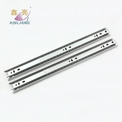 China Modern 37mm Ball Bearing Drawer Slide Sliding Under Desk Drawer Hidden Drawer Slides for sale