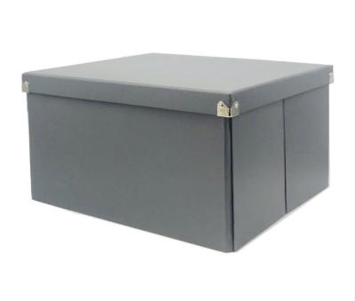 China Recycled Materials Custom Style Folding New Black Gift Box Bespoke Design For Gift Box for sale