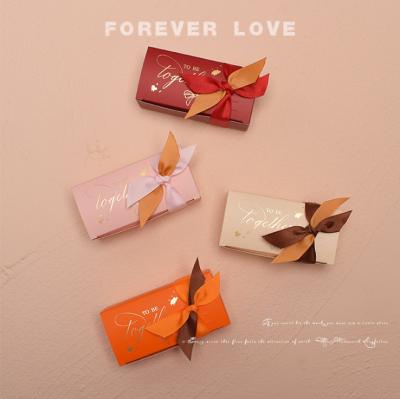 China Handmade In Stock High Quality Luxury Wedding Candy Cookie Gift Paper Packaging Box for sale