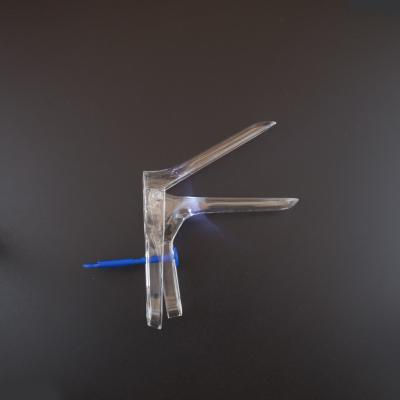 China Disposable the lever to adjust Vaginal Speculum with light à venda