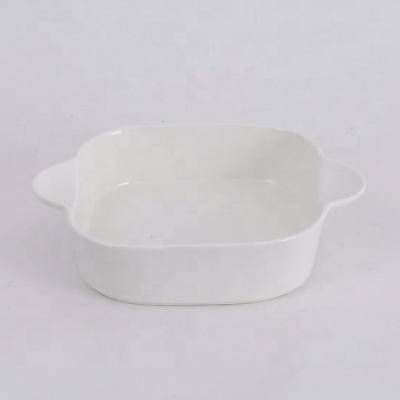 China Viable Stock Cheap White Refractory Comal Bakeware for sale