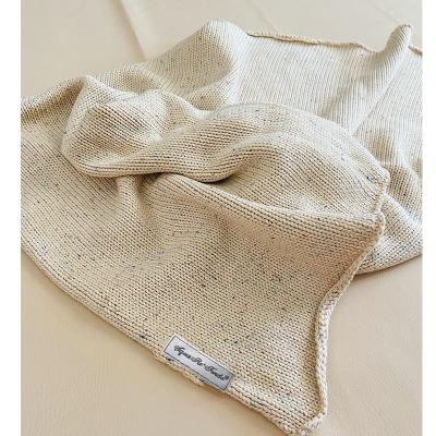 China Anti-static cheap newborn softtouch muslin baby handmade knitting blanket for sale