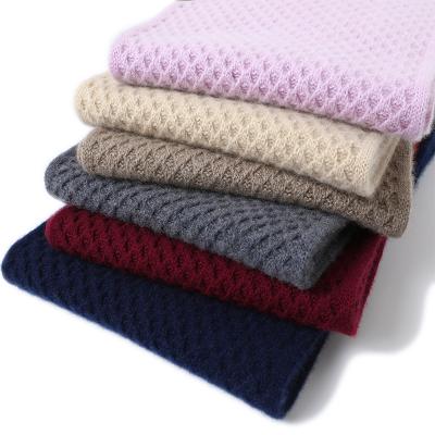 China Hot Sale 100% Cashmere MIR Cashmere Scarf Women Knitted Custom Made 100% Scarves for sale