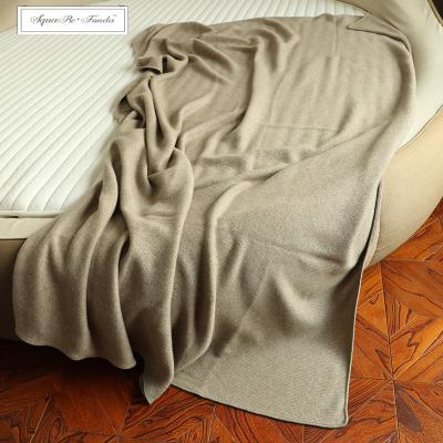 China Anti-pilling Sets Fonda Knitted Cashmere Cable Knit Baby Blanket Custom Design Blankets for sale