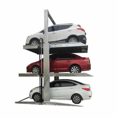 China AA4C  2 Post 3 Cars  Parking Lift Triple Auto Parking Lift  Two Columns Parking Lift  Auto Storage Lift 2T Capacity for sale