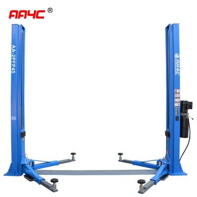 China Auto het Parkeren Auto Twee Postlift 10000 van de Vloerplaat het Gevouwen Hydraulische Profiel van Pond 4.5T 8 Te koop