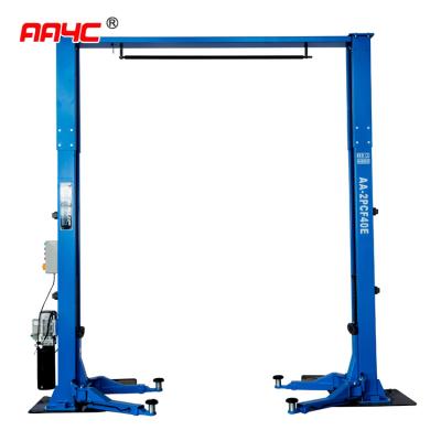 China 4000kg 10000LBS 2 Post Car Lift Baseless Auto Ramp Car Vehiclel Lift Overhead Automotive Ramp AA-2PCF40E for sale