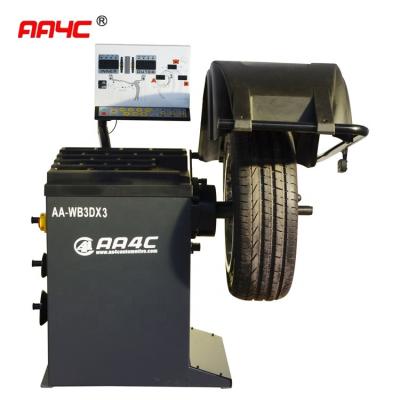 China AA4C  3D wheel balancer 3D wheel balancing machine  car tyre balancing machine AA-WB3DX3 for sale