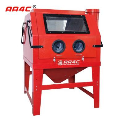 China AA4C 1200L Industrial sandblasting cabinet rust removing sandblaster heavy duty sandblast cabinet   AA-SBC1200 for sale