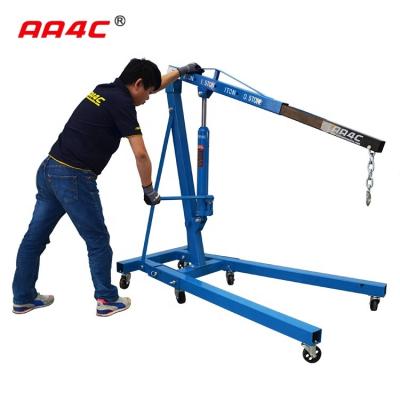 China 2 Ton Folding Shop Crane Engine Hoist Lift Hydraulic Workshop  Auto Repair Tools for sale