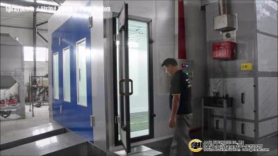 China AA4C auto spray booth  spraybooth  car painting booth auto spray booth  car painting oven customized size  truck bus spraybooth for sale