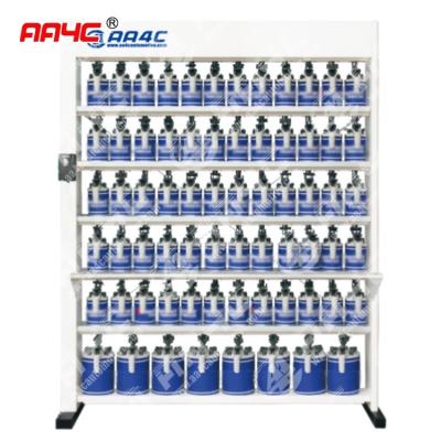 中国 AA4C 68頭 自動塗料ミキサー 塗料棚 水中塗料混合 最終透明コーティング 自動塗料混合システム 販売のため