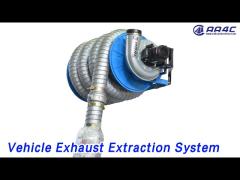 High Temp Vehicle Exhaust Extraction System Motorized / Manually With Fans