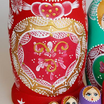 China Handmade Matryoshka 10 layers for sale