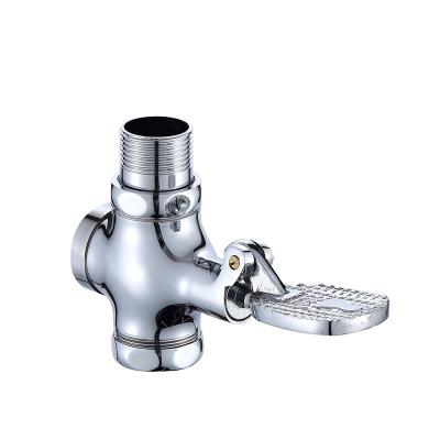 China Modern Pedal Self-Closing Stool Drain Valve Household School Manufacturer Faucet Drain Valve for sale