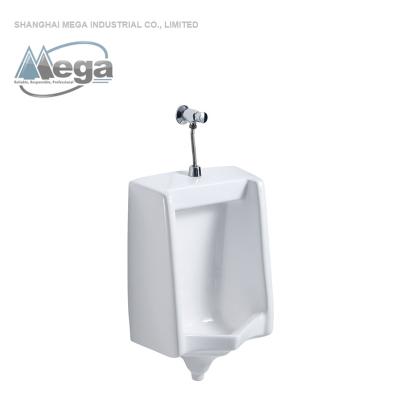 China Modern Hot Selling White Ceramic Toilet Flush Urinal Water Saving Wall Mounted Bathroom Urinal for sale