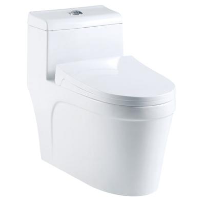 China Cheap hidden cistern price toilet closestool for sale white ceramic siphon one piece toilet strap closestool for sale