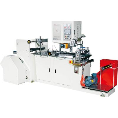 China Chinese Suppliers Automatic CLOTHING Double Side Gold Paper Gluing Machine for sale