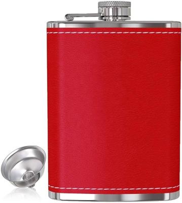 China Wine 8 oz classic style stainless steel eco material alcohol container winer liquor hip flask for sale