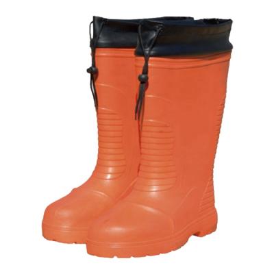 China EVA Gel Cold Storage Alkali Oil Lightweight Acid Resistant Plastic Toe Cap Waterproof 100% Rain Boots for sale