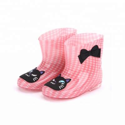 China Waterproof Slip Resistant Cute Kids Rain Boot for sale