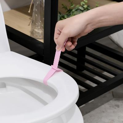 China Modern Convenient Bathroom Toilet Seat Handle Avoid Touching Toilet Lid Lifter for sale