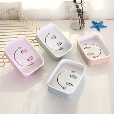 China Modern Cheap Kitchen Bathroom Soap Dish Factory Price Plastic Soap Holder for sale