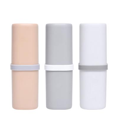 China Modern Wholesale Plastic Toothbrush Storage Case Bottle Travel Toothbrush Holder for sale