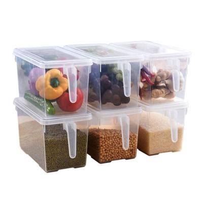 China Freshness Preservation Plastic Refrigerator Storage Box Kitchen Food Airtight Storage Containers for sale