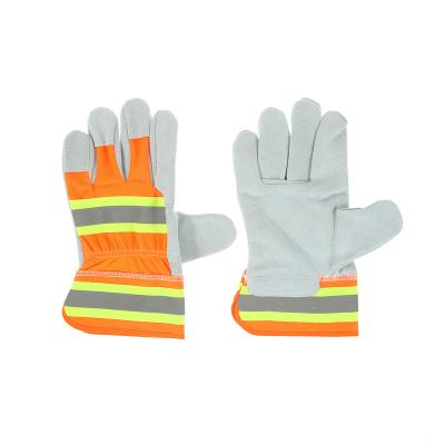 China Cow Split Cow Leather Gloves Welding Gloves Prices Split Leather Working Safety Gloves for sale