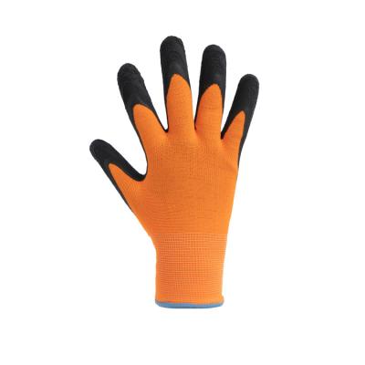 China Wholesale Construction Protective Work Glove Occupational Safety Hand Anti Slip Keep Warm Latex Coated Working Gloves for sale