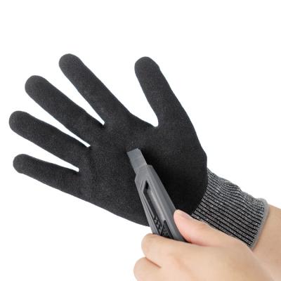 China PU Anti Cutting Gloves Anti Slip Safety Anti Slip Gloves Anti Knife Cut Resistance Work Gloves for sale