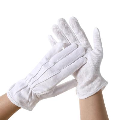 China Comfortable Male Female Serving Waiters/Machine Work Cotton Inspection Gloves Washable/Reusable White Ceremonial Gloves Conductive Jewelry Gloves for sale