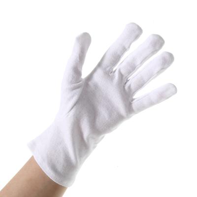 China Comfortable/Cotton Price Machine Ceremonial Gloves Washable/Reusable Cheap Wholesale White Uniform Inspection Parade Gloves for sale