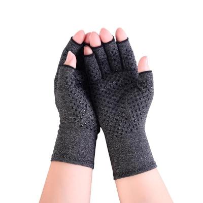 China Soft Compression/Arthritis Pain Relief/Breathable Arthritis Pain Relief Half Finger Rowing Sailing Anti Slip Wholesale Fishing Workout Gloves for sale