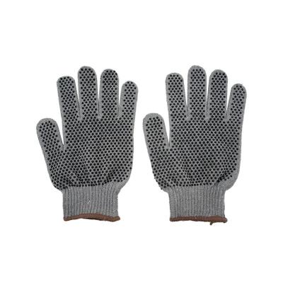 China building & Price General Purpose Professional Manufacturing Tools Construction Industrial PVC Dotted Polycotton Safety Hand Knitted Working Gloves for sale